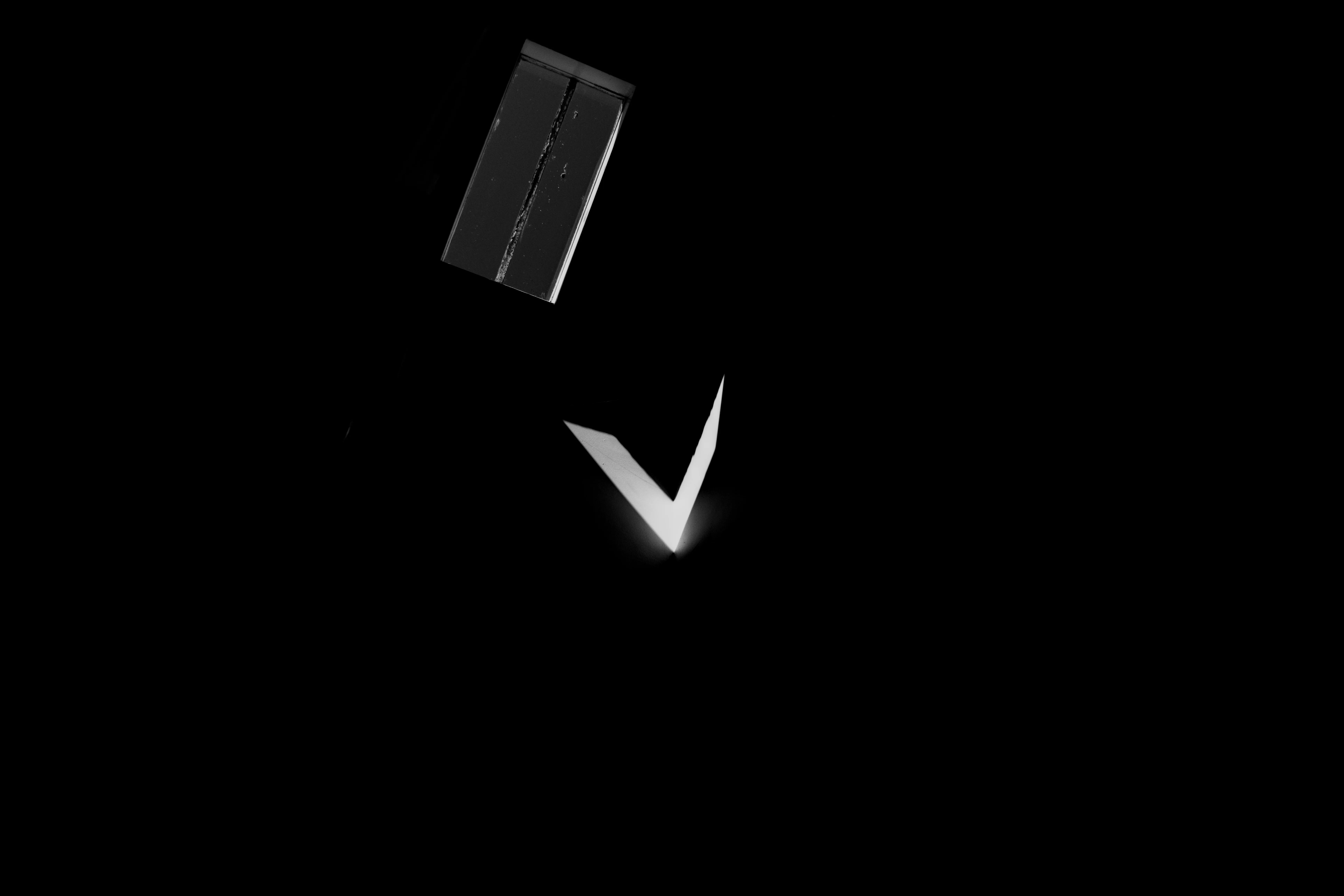 Light streaming through a window